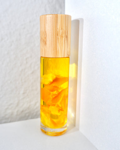 orange body oil