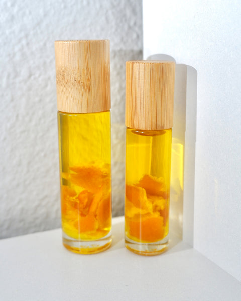 orange body oil